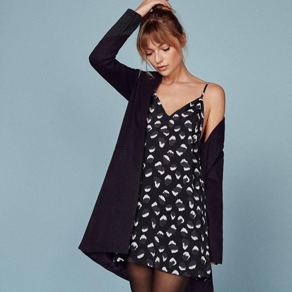 Reformation Eli 90's Slip Dress in Wild Child (Like New, XS)